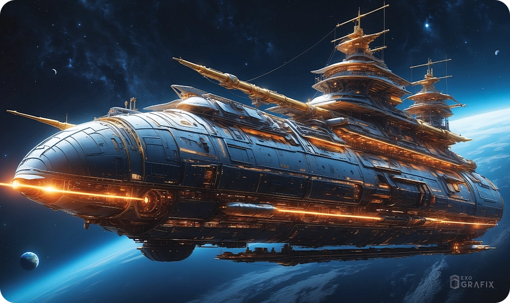 Megaship Explorer II - Playmat