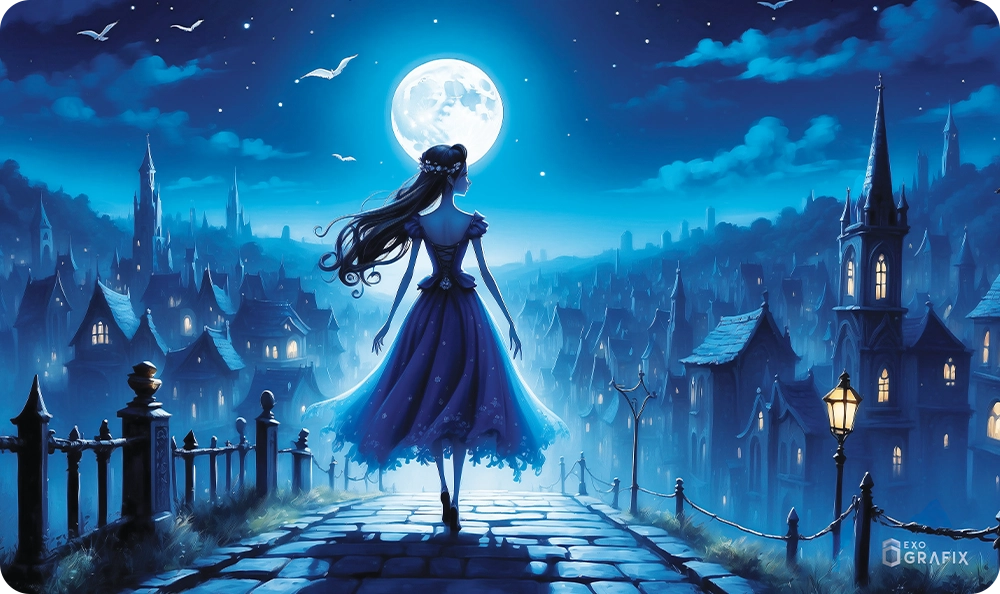 Moonlight Stroll - Playmat