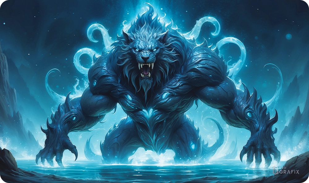 Enraged Beast of The Waters - Playmat