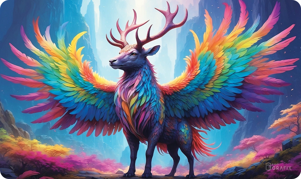 Magical Rainbow Evolution - Playmat