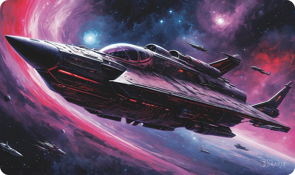 Galaxy Barrage - Playmat