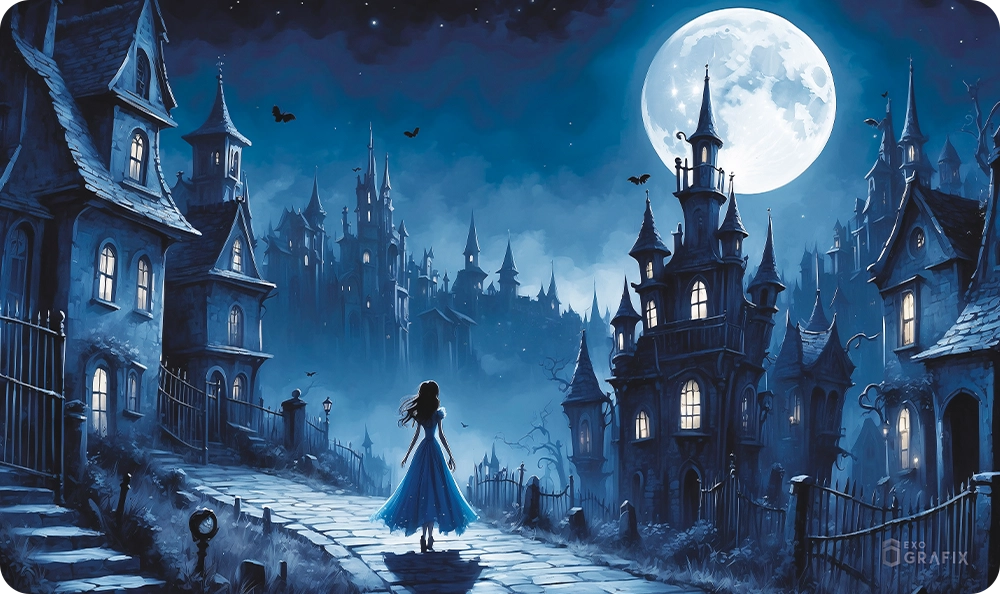 Bound by Moonlight - Playmat