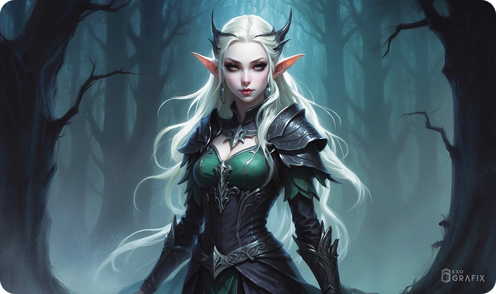 Lia, Soldier Elf - Playmat