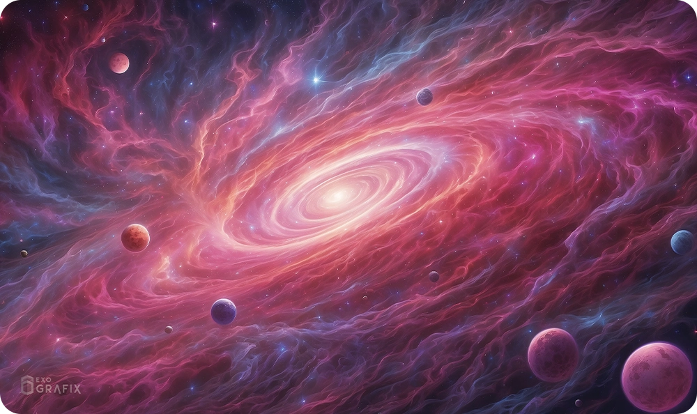 Flamingo Galaxy - Playmat