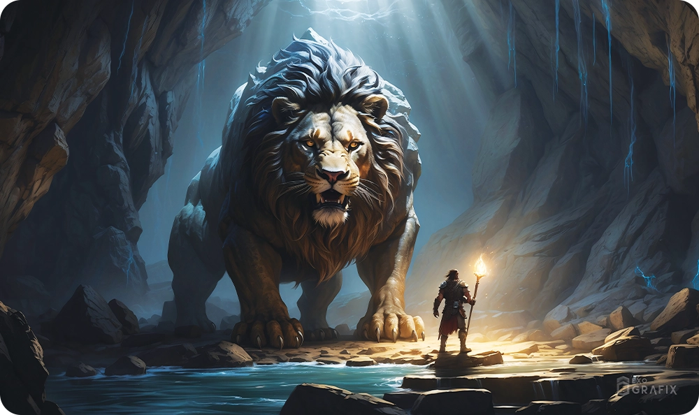 Stone Lion - Playmat