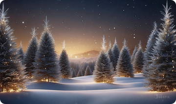 Winter Fireflies - Playmat