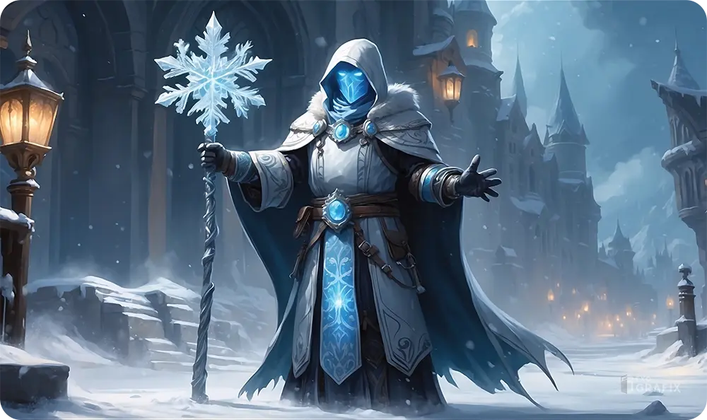 Glacial Enchanter - Playmat