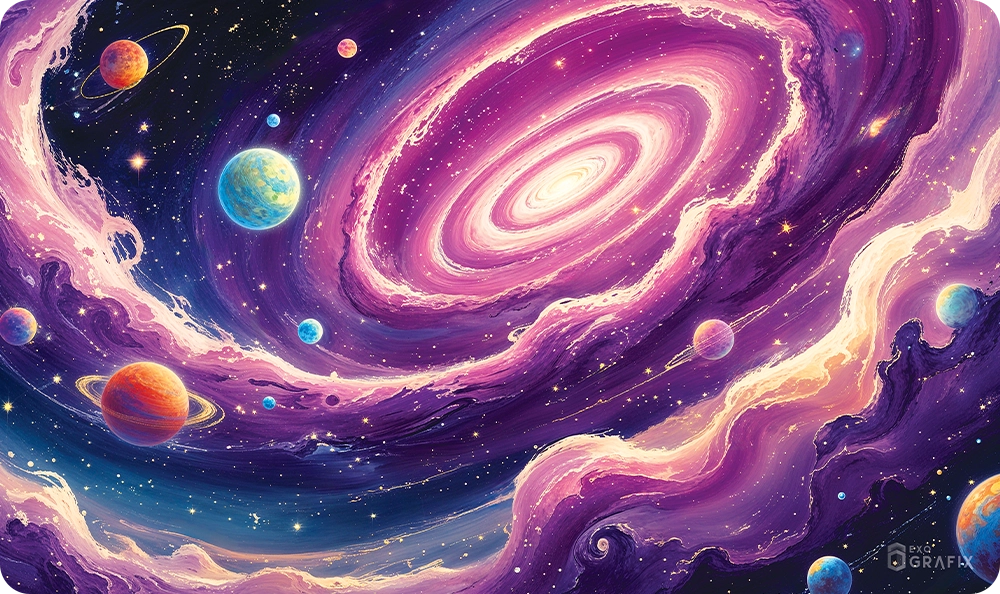Spiral of Starlight - Playmat