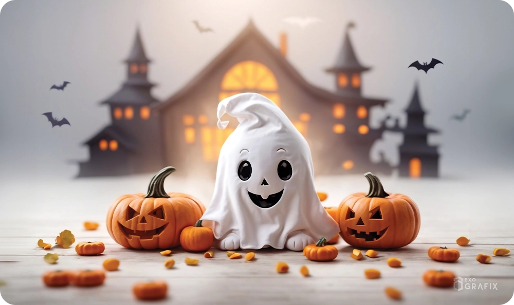 Mallow's Pumpkin Boo! - Playmat