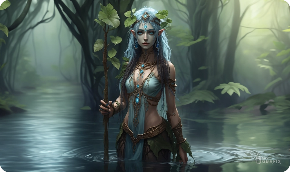 The Swamp Elf - Playmat