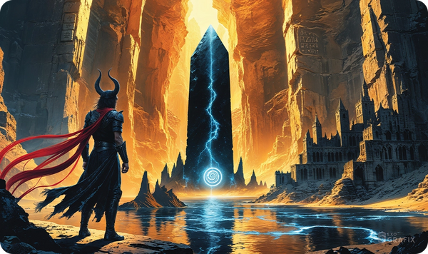 Playmat on desk