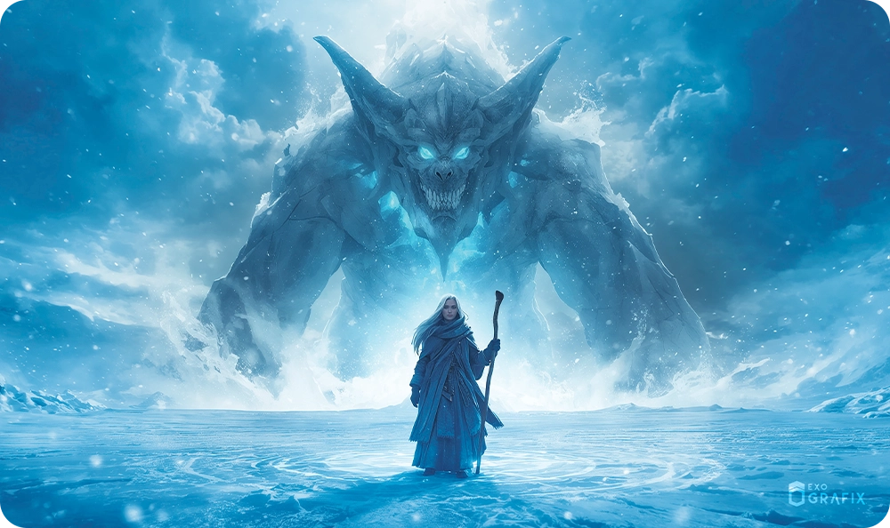 Frostbound Awakening - Playmat