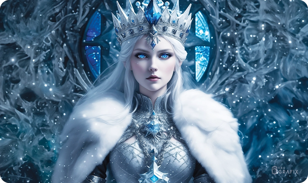 Queen of the Ice Horde - Playmat