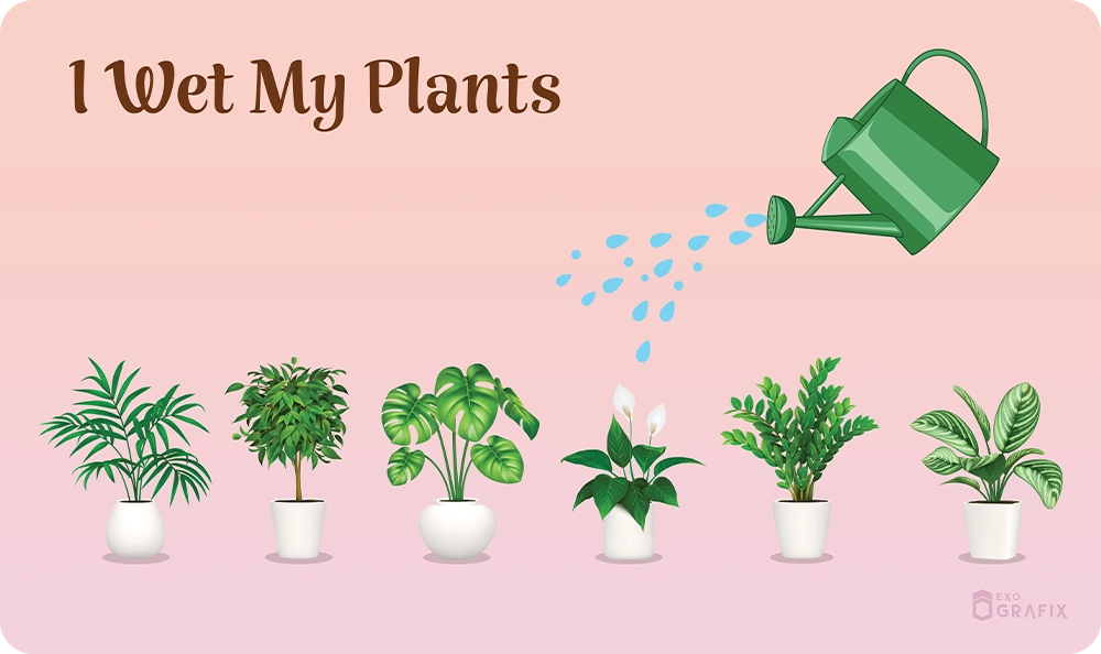I Wet My Plants - Playmat