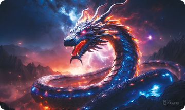 Narith the Mystic Dragon of Azura - Playmat