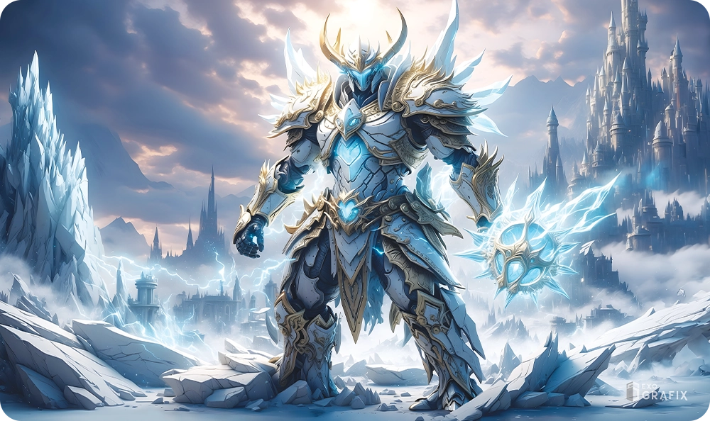 Zanadoth the Ice Guardian - Playmat