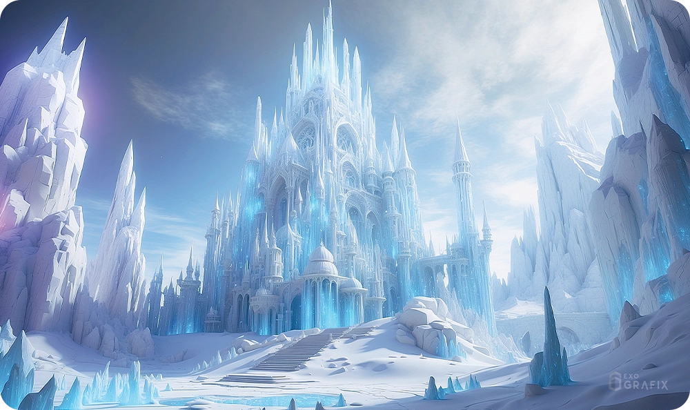 The Palace of Ice Haven - Playmat