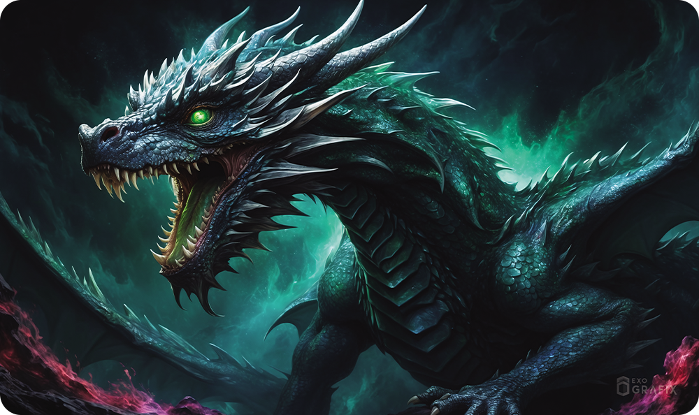 Arachthax, the Void Dragon - Playmat