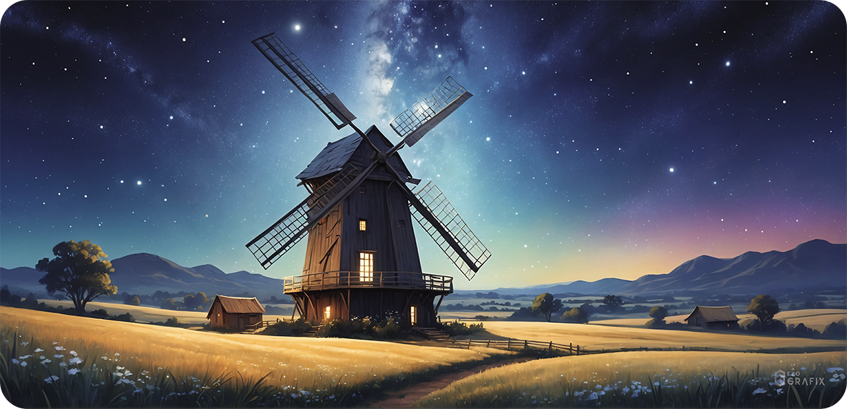 Cosmic Windmill - Mousepad