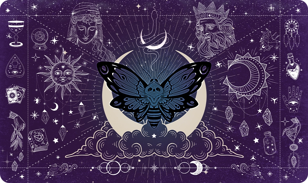 Moth of the Moonveil - Purple - Playmat