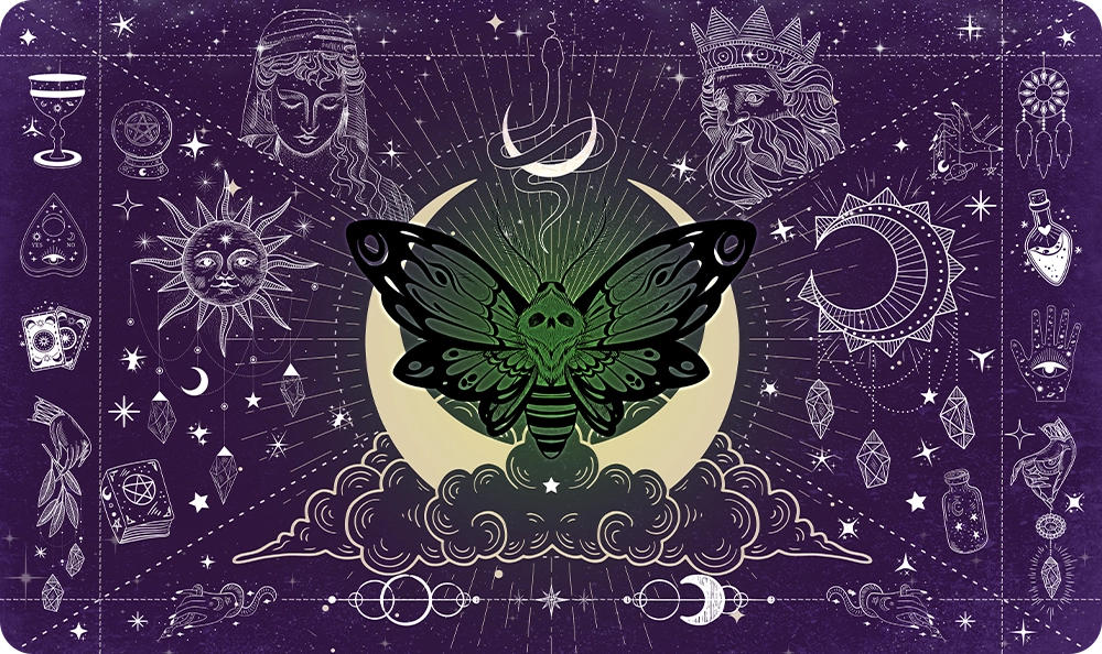 Moth of the Moonveil - Purple - Playmat