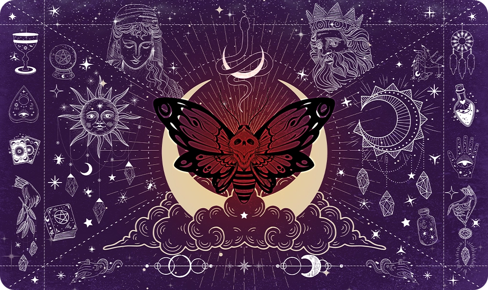 Moth of the Moonveil - Purple - Playmat