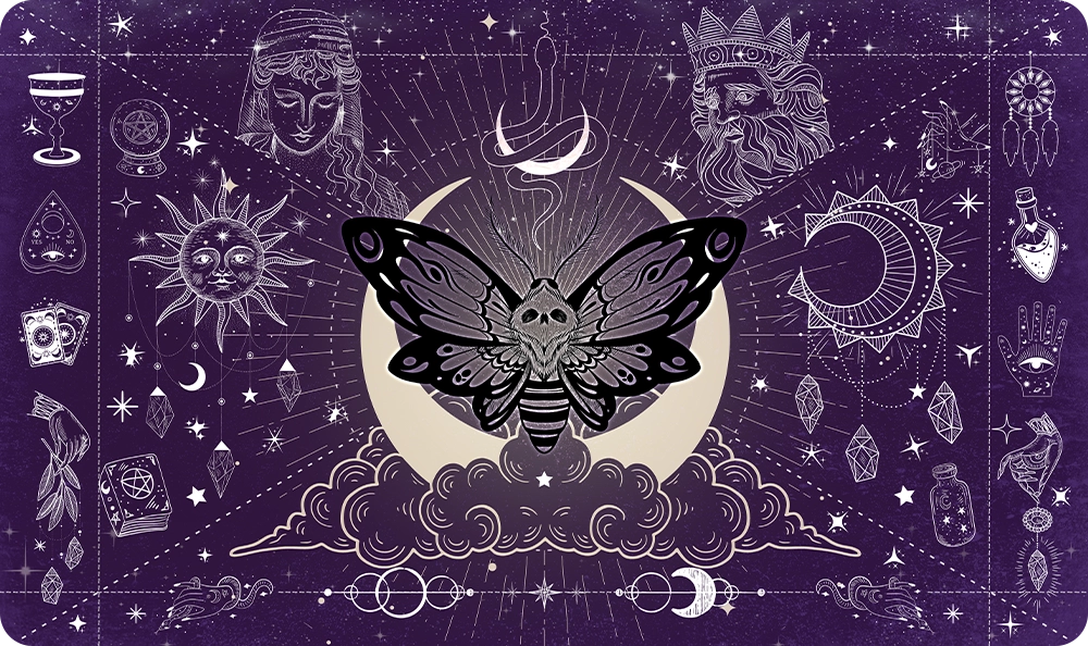 Moth of the Moonveil - Purple - Playmat