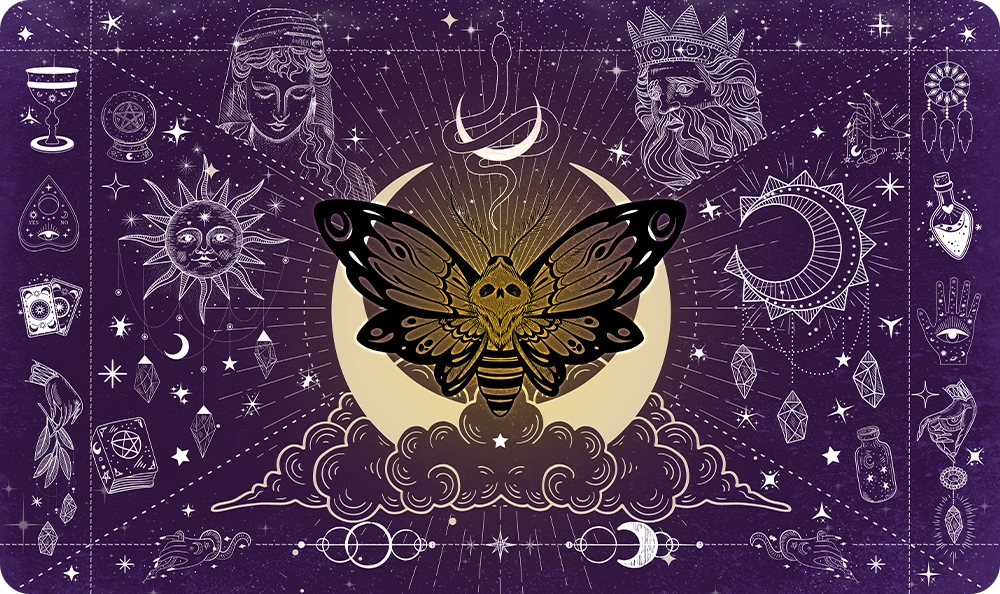 Moth of the Moonveil - Purple - Playmat