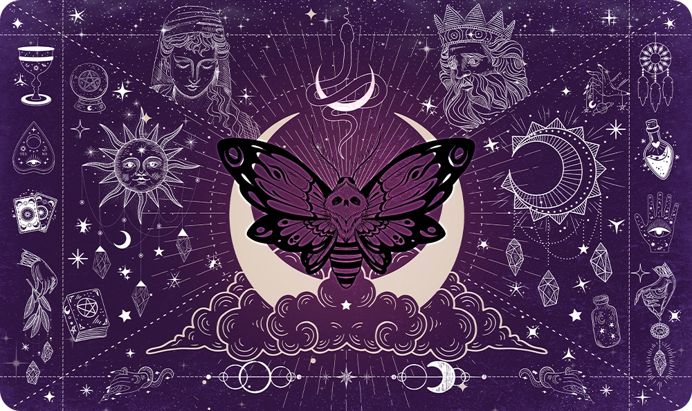 Moth of the Moonveil - Purple - Playmat