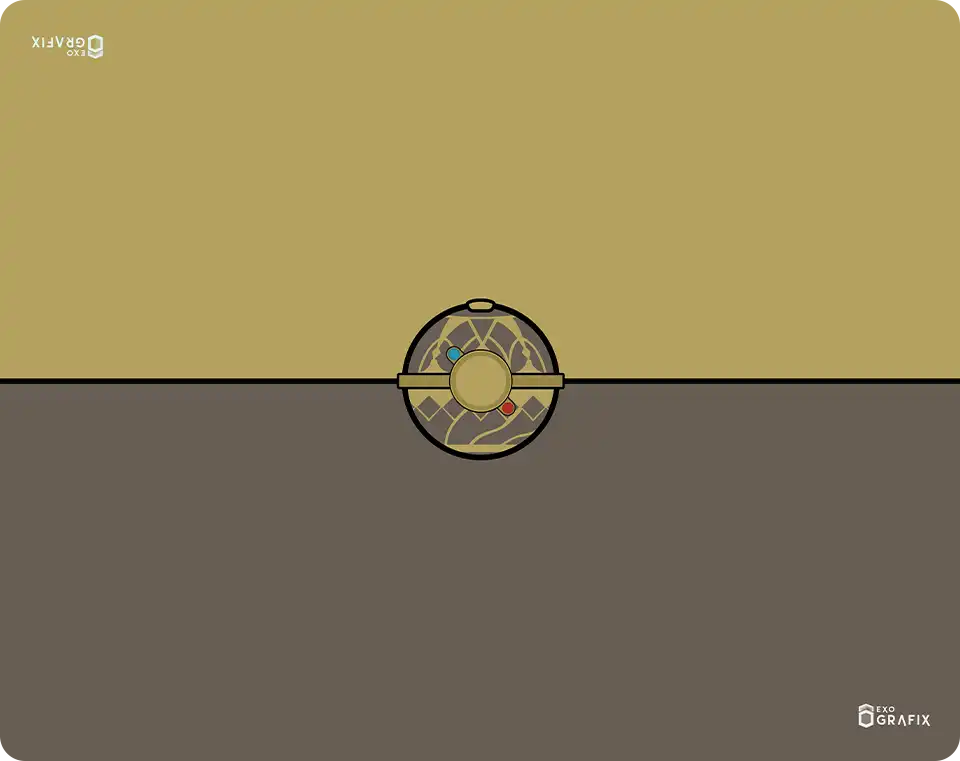 Ancient Poke Ball - 2 Player Playmat