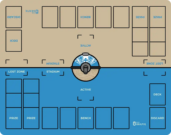 Playmat on desk