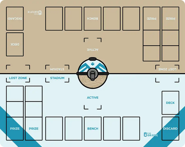 Playmat on desk